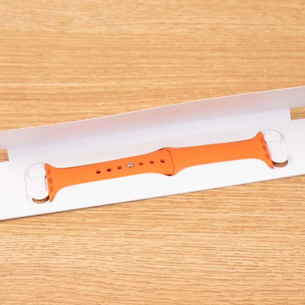 Apple Watch Hermès Hermes Orange 41mm 40mm 38mm Sport Band S/M 1 2 3 4 5 6 7 8 9